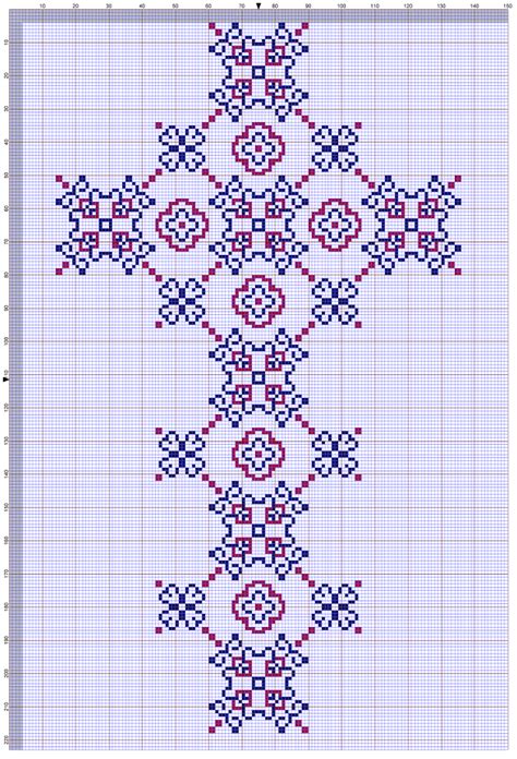 Large Cross   Free Cross Stitch Pattern
