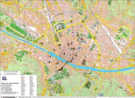 Large Florence Maps for Free Download and Print | High ...