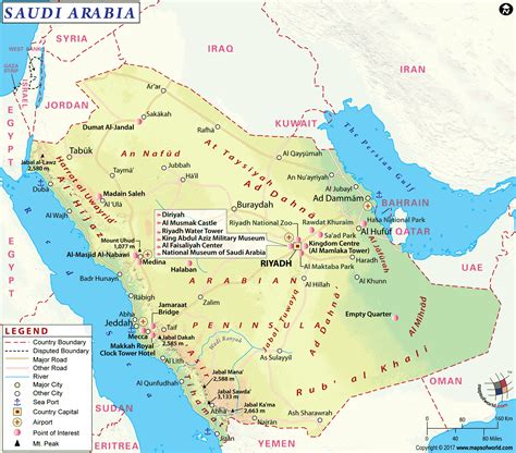 Large Saudi Arabia Map Image [2000 x 2210 pixel] | Tourist ...