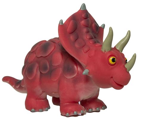 Large Triceratops 9 Inch Soft Rubber Cartoon Dinosaur Toys   Walmart ...