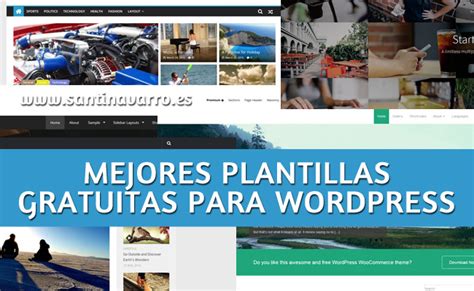 Las 10 Mejores Plantillas para Wordpress Gratis Responsive ...