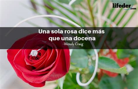 Las 110 mejores frases de rosas  muy románticas