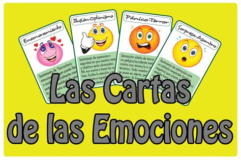 Las Cartas de las Emociones: juego dinámica para aprender ...