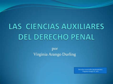 Las ciencias auxiliares