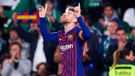 Las estadísticas de la exhibición de Leo Messi ante el Betis