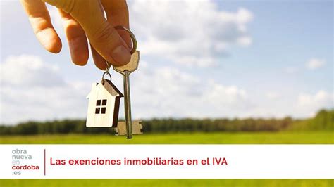 Las exenciones inmobiliarias en el IVA   Obra Nueva en Córdoba