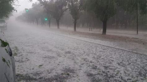 Las fotos de la impactante tormenta con lluvia y granizo en Mendoza ...