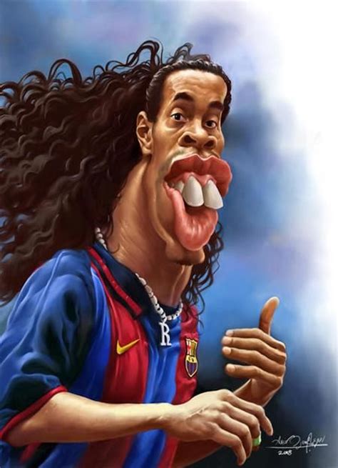 Las mejores caricaturas de Ronaldinho | El Dictamen