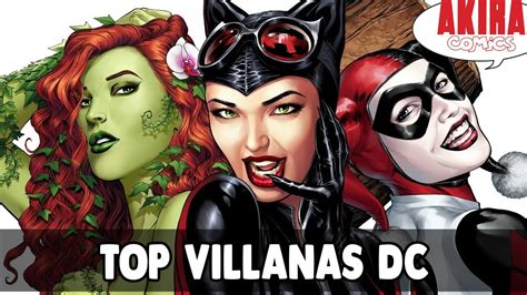 Las mejores villanas de DC || Akira Comics   YouTube
