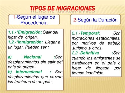 Las migraciones 1