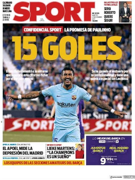 Las portadas de la prensa deportiva del 21 de noviembre