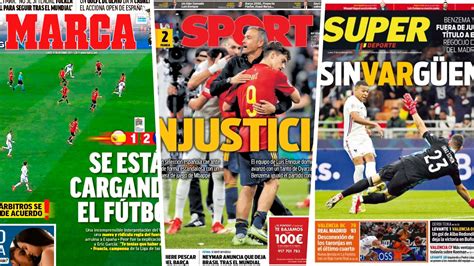 Las portadas de la prensa deportiva hoy 11 de octubre 2021: Ridículo ...