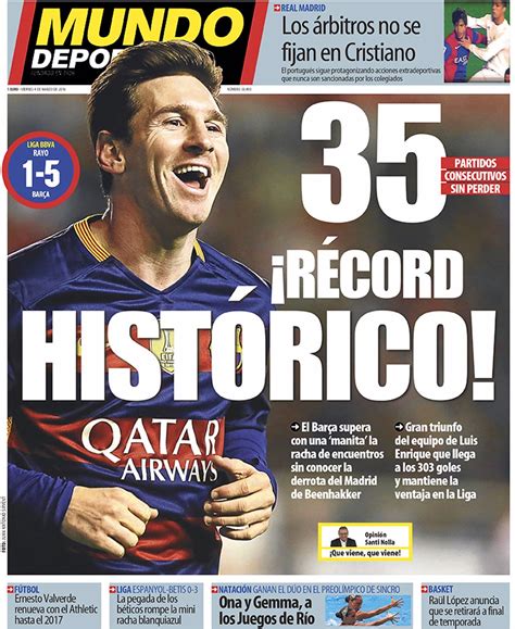 Las portadas de los periódicos deportivos en España de hoy