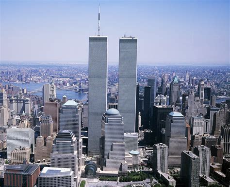 Las Torres Gemelas y el World Trade Center antes de 2001