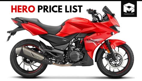 Latest Hero 2 Wheelers Price List in India [UPDATED]