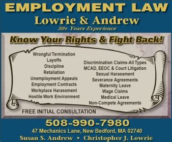 Lawyers in New Bedford, MA: Lowrie & Andrew Attorneys at Law ...