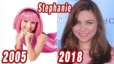 LazyTown   THEN AND NOW 2018   YouTube
