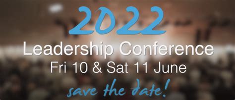 Leaders Conference 2022   New Wine Cymru