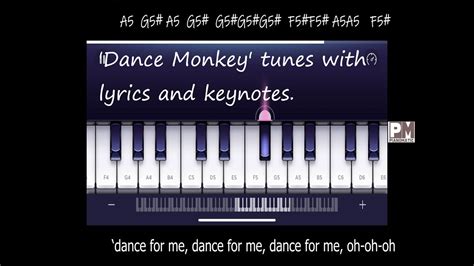 Learn  Dance Monkey  on Piano easy with lyrics and ...
