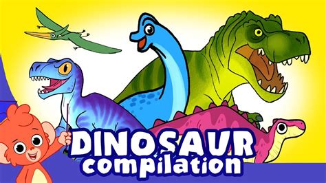 Learn Dinosaurs for Kids | Scary Dinosaur movie Compilation | t rex ...