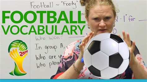 Learn English: FOOTBALL Vocabulary   YouTube