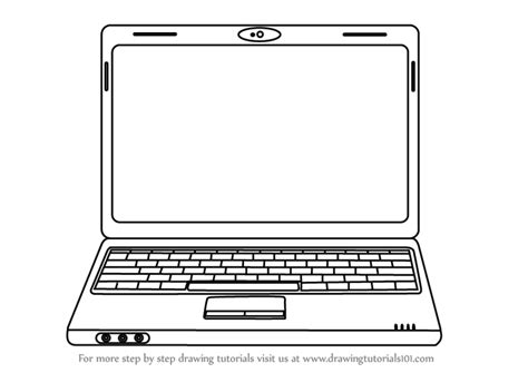 Learn How to Draw a Laptop  Computers  Step by Step ...