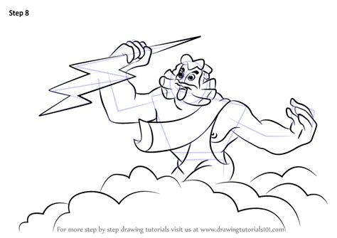 Learn How to Draw Zeus from Fantasia  Fantasia  Step by Step : Drawing ...