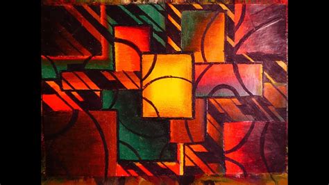 Learn To Paint Easy Modern Cubism Abstract Art | Pastel ...