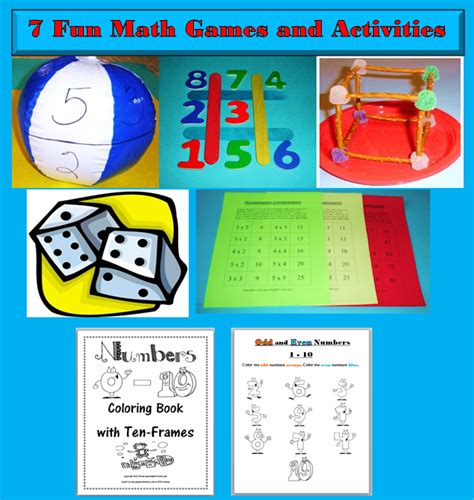 Learning Ideas   Grades K 8: 7 Fun Math Games and ...