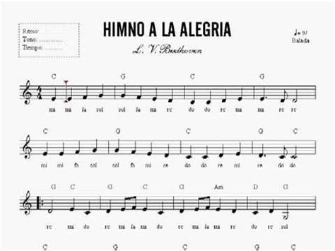 LECCION 45 | MELODIA HIMNO A LA ALEGRIA | CURSO DE PIANO ...