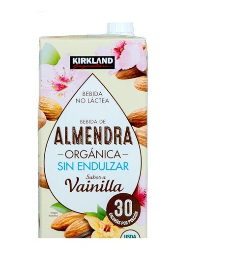 Leche De Almendra Organica Sabor Vainilla Kirkland 6 Piezas | Envío gratis