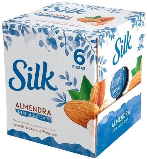 Leche De Almendra Silk Sin Azucar Original 6pzs De 946 Ml | MercadoLibre