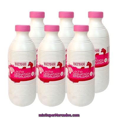 Leche desnatada, pascual, brick pack 6 x 1 l   6 l, mercadona