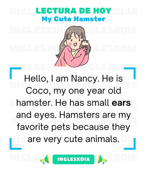 Lectura básica en inglés · My Cute Hamster