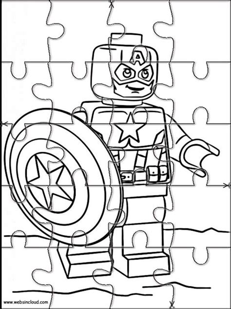 Lego Marvel Heroes 7 Puzzles rompecabezas recortables para ...