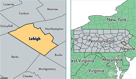 Lehigh County, Pennsylvania / Map of Lehigh County, PA ...