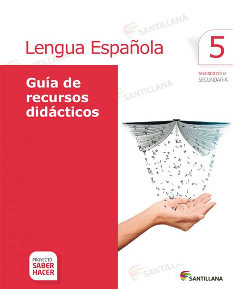 Lengua Española 5º Secundaria  Saber Hacer  | Aula Virtual ...