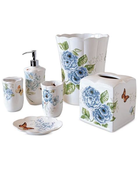 Lenox Blue Floral Garden Bath Collection & Reviews ...