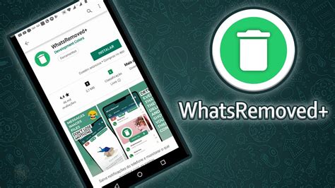 Ler Mensagens Apagadas do WhatsApp com WhatsRemoved+   YouTube