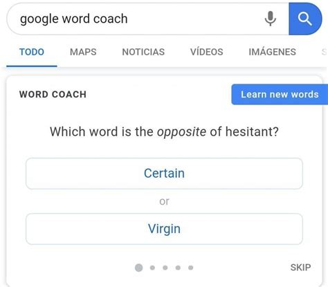 Lernen Sie mit Google Word Coach kostenlos Englisch ...