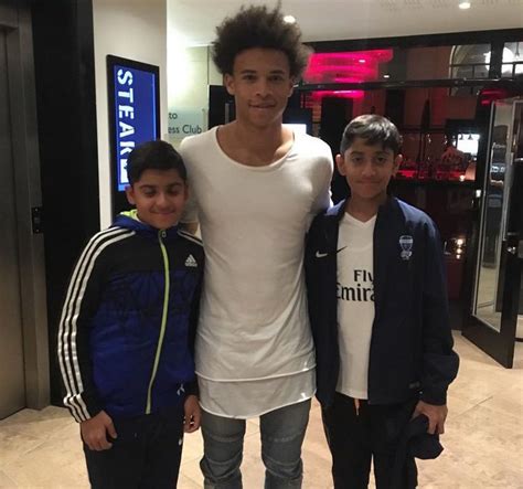 Leroy Sane hangs out with Sergio Aguero in Manchester ...