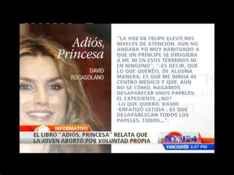 Letizia Ortiz habría abortado antes de ser princesa   YouTube