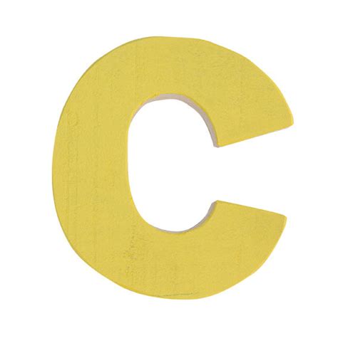 Letra C amarillo – La casita de Margaux