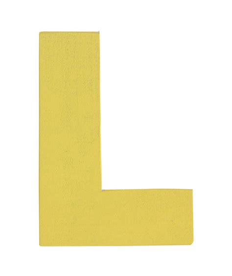 Letra L amarillo – La casita de Margaux