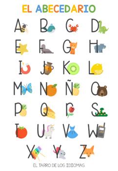 Letras de abecedario español / Letters alphabet Spanish ...