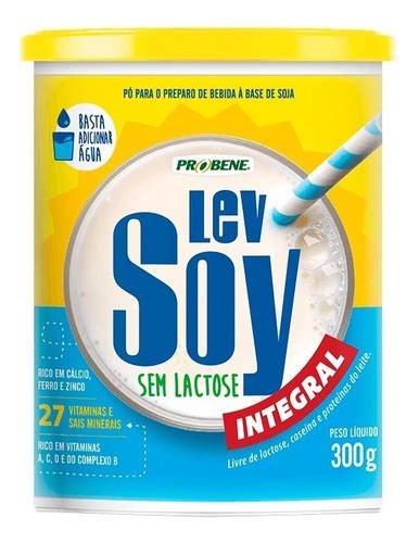 Lev Soy Integral Suplemento De Soja Sem Lactose 300g Probene | MercadoLivre
