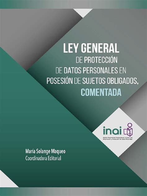 LEY_GENERAL_DE_PROTECCION_DE_DATOS_PERSO.pdf | Privacidad ...