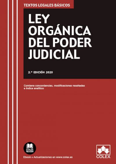 Ley Orgánica del Poder Judicial | Colex
