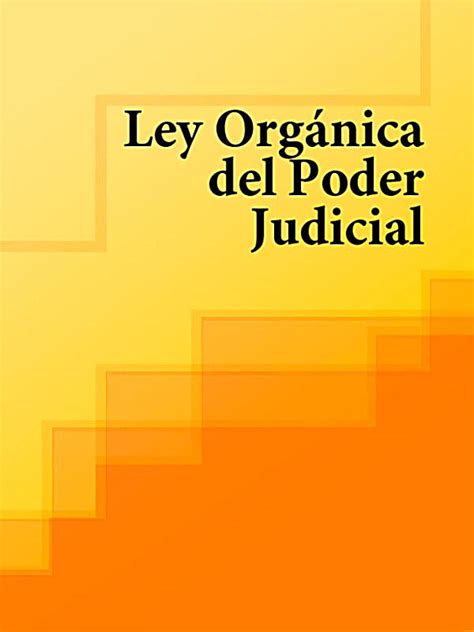 Ley Organica del Poder Judicial: ebook jetzt bei Weltbild.de