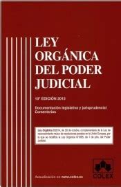 Ley Orgánica Del Poder Judicial libro Derecho ...